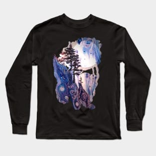 pine and moon Long Sleeve T-Shirt